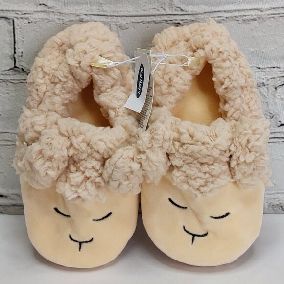 'OLD NAVY' O CRITTER 'LOVEY LAMB' SLIPPERS SHERPA LINED PILLOW SOFT - Picture 7 of 16